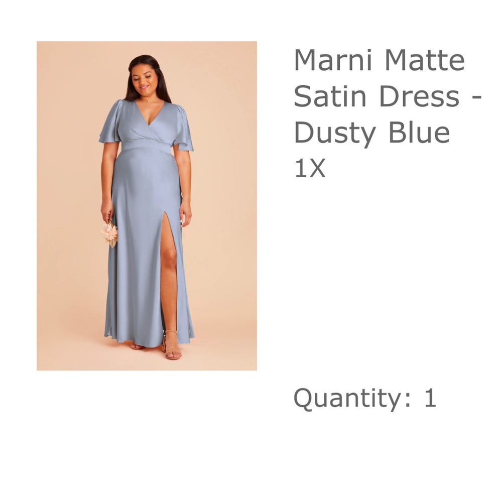 Birdy Grey blue bridesmaid dress